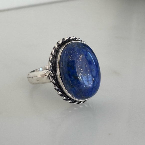 NWOT Sundance Stargazer Ring Lapis Lazuli Sterling Silver